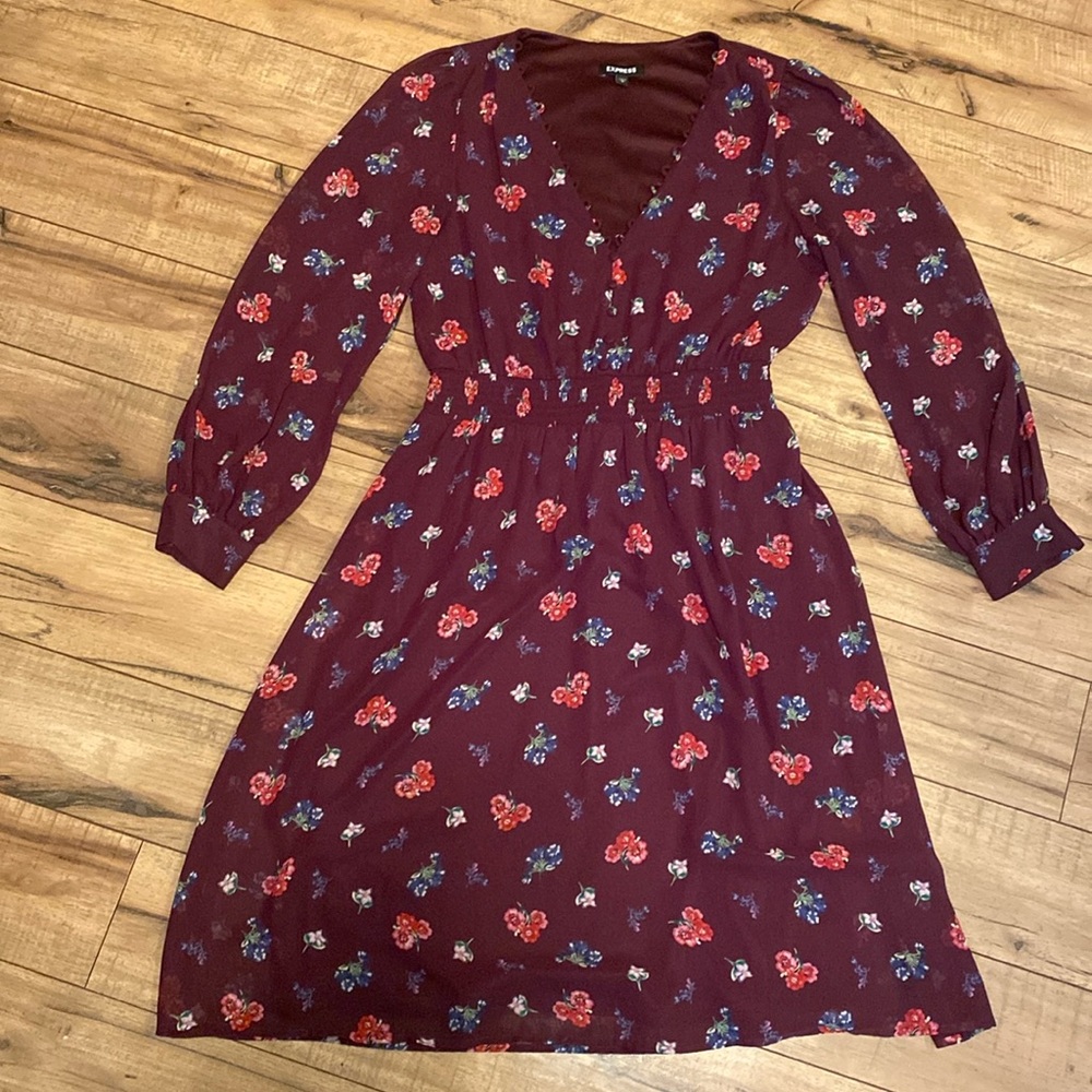 Women’s Long Sleeve Midi Dress